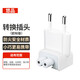 悠品蘋果筆記本電腦充電器轉(zhuǎn)換插頭MacbookAir/Pro電源腳歐標(biāo)轉(zhuǎn)接頭ipad適配器歐規(guī)(出國用歐洲韓國等)