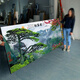 牧子喜行聚寶盆山水畫(huà)靠山圖迎客松客廳沙發(fā)背景墻掛畫(huà)辦公室茶室裝飾畫(huà) 迎客松 有機玻璃140*60CM+黑框