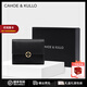 CAHOE KULLO官方牛皮錢(qián)包女短款2025新款手拿包女士卡包多卡位零錢(qián)包錢(qián)夾 黑色-CK生日禮物送女友