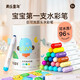 美樂(lè )童年可水洗水彩筆24色畫(huà)筆無(wú)毒圓頭寶寶防戳彩筆1歲2歲3歲玩具禮物