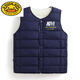 G.duck兒童羽絨棉馬甲男童背心加厚秋冬季女童內穿9大童坎肩8男女孩12歲 羊羔絨款藏青色（碼數偏?。?150 適合身高130-140cm