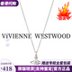 VVIENNE WESTLOCK【代購現貨】西太后Westwood項鏈女土星軌道水晶吊墜鎖骨鏈簡(jiǎn)約送 標準