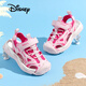 迪士尼（Disney）兒童涼鞋男女童戶(hù)外夏季涼拖鞋中大童透氣沙灘鞋 淡粉/玫紅 35