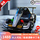 杜莎菲尼兒童漂移卡丁車(chē)米國隊長(cháng)電動(dòng)車(chē)極速20km/h遙控兒童節六一生日禮物 烤漆灰+頭盔護具