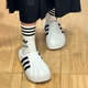 阿迪達(dá)斯（adidas）三葉草拖鞋adiFOM Superstar貝殼頭男女同款黑白百搭輕便休閑涼拖 IF6184白色 經(jīng)典三條杠 43 (265mm)