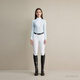 MARCEL BISSET2025新款春夏馬術馬褲 女馬褲半硅膠褲  女款馬術褲725/688 納米白-滿天星 26（1尺9)