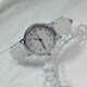 Ulzzang2025新款手表兒童女孩ins小眾初高中生學(xué)生可愛(ài)卡通只看時(shí)間考試 白帶（送盒子+電池）
