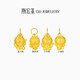 潮宏基足金黃金吊墜女七夕禮物定價(jià) 哆啦A夢(mèng) XPG30017403 小雀躍