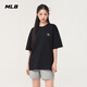 MLB男女短袖T恤潮流百搭純色休閑25秋季新款3ATSB5053-50BKS-XL