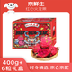 京鮮生 紅心火龍果超大果6粒裝 單果400g 凈重4.8斤禮盒 生鮮水果