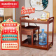 金灶（KAMJOVE） 移動茶車功夫茶盤茶桌家用茶臺移動茶幾泡茶柜自動上水茶具套裝 搭配G9茶藝爐套裝 1個