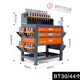 OLOEY數(shù)控加工中心刀具架cnc輔助工作臺(tái)bt30 bt40/50鎖刀座hsk刀具柜 A9BT30/44個(gè)可混裝 送鎖刀座