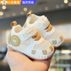 明月歸春夏嬰幼兒鞋軟底防滑防踢透氣網(wǎng)鞋學(xué)步鞋0-1歲男女寶寶鞋子涼鞋 卡其色14碼 【內(nèi)長(zhǎng)11cm】