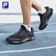 斐樂(lè )（FILA）官方男鞋BOA NUVOLE JOG路跑鞋2025夏季新款柔云健步鞋 駿馬黑-BB 42