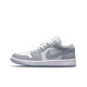 CLENIKEEDAIR NIKE.【官網(wǎng)】AJ.1 LOW黑白影子灰午夜藍(lán)耐磨男女運(yùn) 純?cè)瑼J1low-灰白NIKE 40