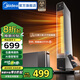 美的（Midea）石墨烯踢腳線電熱取暖器暖風(fēng)機(jī)超薄風(fēng)暖大面積電暖氣家用浴室電暖器地暖全屋升溫 【一機(jī)兩用 智能語(yǔ)音】重磅上市