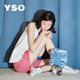 YSO【禮物系列】睡衣女薄款透氣無袖夏季印花格子短褲家居服套裝 白色女套 M