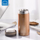 樂(lè )扣樂(lè )扣（LOCK&LOCK）迷你保溫杯304不銹鋼情侶男女便攜小杯子家用車(chē)用隨手杯保溫保冷 棕色 200ml