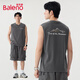 班尼路（Baleno）美式休閑背心男款夏季純棉無袖t恤男2025新款男士運動坎肩基礎(chǔ)款