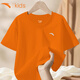 安踏兒童短袖t恤男童女童速干衣2025冬季新款半袖大童t恤透氣冰絲上衣 -9鮮亮橙 160