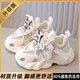 回力瑞庫洛米女童涼鞋2025新款春夏季兒童時(shí)尚運動(dòng)網(wǎng)鞋女孩鏤空網(wǎng)面小白 米白色升級款 35 碼