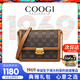 COOGI女包包輕奢品牌單肩包母親節(jié)520情人節(jié)生日禮物送老婆女友送媽媽 咖啡色 小包