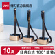 得力（deli）臺(tái)筆柜臺(tái)筆桌面筆粘貼固定帶繩臺(tái)筆/銀行簽字筆 黑色筆芯 辦公用品文具 【十支采購(gòu)】豪華商務(wù)款-經(jīng)典灰 6796