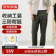 京東京造工裝褲男休閑褲夏季復(fù)古寬松休閑直筒褲美式機(jī)能傘兵褲 橄欖綠 L