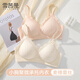 雪茜曼麥穗蕾絲吊帶內(nèi)衣女薄款乳膠無痕無鋼圈小胸聚攏收副乳透氣文胸罩