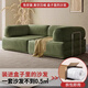 瓊樂(lè )美真空壓縮沙發(fā)模塊Compression sofa卷包全海綿小戶(hù)型燈芯絨沙發(fā)床 復古綠【上下折疊】可定制顏色 尺寸【200*100*70cm】