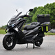 吉浪 猛士四代150cc踏板摩托車(chē)國四電噴燃油可上牌全新二輪大型越野車(chē) 亮光黑 金浪機+方三箱+護杠+音響