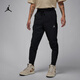 耐克（NIKE）Jordan官方耐克喬丹DRI-FIT男子速干梭織長(cháng)褲秋季籃球拼接FN5841 010黑/黑/白 2XL
