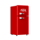 可口可樂(lè )（Coca-Cola）小冰箱62L壓縮機制冷雙門(mén)冷凍小冰箱宿舍辦公室家用冰箱