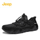 Jeep吉普男鞋春夏工裝鞋時(shí)尚運動(dòng)休閑鞋男透氣網(wǎng)面鞋戶(hù)外登山鞋子
