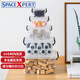 SPACEXPERT 透明桌面收納盒證件化妝品儲(chǔ)物盒玩具零食多功能發(fā)票桌面整理盒 4L透明桌面收納盒 兩只裝