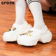 卡駱馳（crocs）雪屋Clog洞洞鞋戶外厚底沙灘鞋女鞋拖鞋厚底涼拖涼鞋 M5W7
