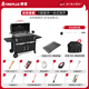 FIREPLUS燒烤爐戶外燒烤架家用多功能電動(dòng)美式悶烤爐庭院BBQ爐子商用木炭 烏列【烤爐+鑄鐵烤板+經(jīng)典套餐+自動(dòng)烤雞架】