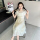 乖妮貓女童夏季裙子2025新款禮服兒童夏裝連衣裙洋氣高級(jí)女大童夏款長(zhǎng)裙 圖片色 160 碼