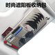 LZJV汽車(chē)cd票據夾車(chē)載cd包多功能遮陽(yáng)板套收納套cd光盤(pán)碟片卡包收納袋 【通用款】cd灰