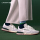 LACOSTE【王一博同款】法國鱷魚男鞋25春夏新款男式皮革運動鞋|49SMA0002 1Y5/米白色/深綠色 40 6.5