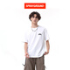 SPRAYGROUND刺繡鯊魚(yú)嘴短袖T恤潮流個(gè)性男情侶款寬松夏季上衣SG體恤 本白 XL