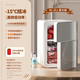 先科迷你小冰箱mini冷凍冷藏車(chē)載家用宿舍母乳辦公室學(xué)生小型冰柜 冷凍冷藏銀色機械款 家用 24L