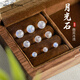秦福炫天然藍月光石頭散珠水晶半成品單珠diy手工配件手串配珠串珠圓珠 5-6mm藍月光-1顆