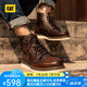 CAT卡特馬丁靴工裝鞋男鞋新復(fù)古回潮機(jī)車靴P7049/P712950/P712947 深棕P712950 42
