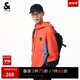 杰克·瓊斯（JACK&JONES）春秋新款戶外長袖連帽夾克舒適百搭舒適個(gè)性外套男裝衣服 紅色 M 175