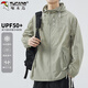 啄木鳥(niǎo)（TUCANO）防曬衣男防紫外線(xiàn)冰絲夏季戶(hù)外透氣外套速干皮膚衣服 灰綠  XL 