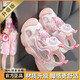 鴻星童尓克女童涼鞋2025夏季新款兒童防滑輕便沙灘涼鞋卡通女孩運(yùn)動(dòng)包頭 粉紅色升級(jí)版 28