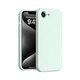 GDMX蘋果16E手機殼新款iPhone16e保護套情侶款輕奢防摔簡約手機套液態(tài)硅膠不沾灰純色精孔全包保護殼 蘋果16E【曼波綠】鏡頭精孔