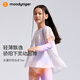 moodytiger【仙女家族】女童T恤輕薄涼感夏兒童防曬衣長袖假兩件上衣親子裝