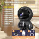 HKMW華為機通用機器人家用WiFi網(wǎng)絡(luò )監控攝像頭無(wú)線(xiàn)遠程360度高清室內門(mén)口錄像 升級款 帶LED時(shí)間顯示 宇航員【電鍍黑】全彩夜視 無(wú) 1080p